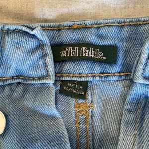 Wild fable jean shorts